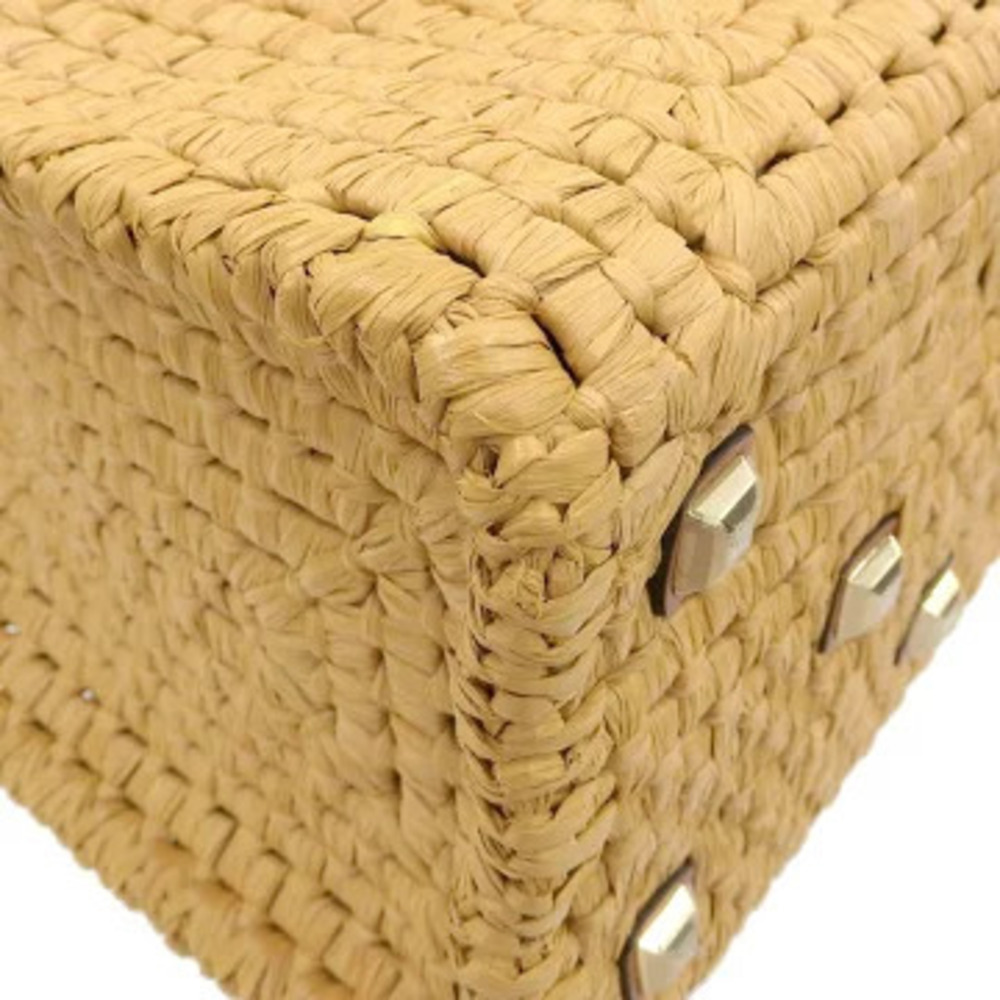 Salvatore Ferragamo Gancini Studio raffia handbag - Picture 4 of 9